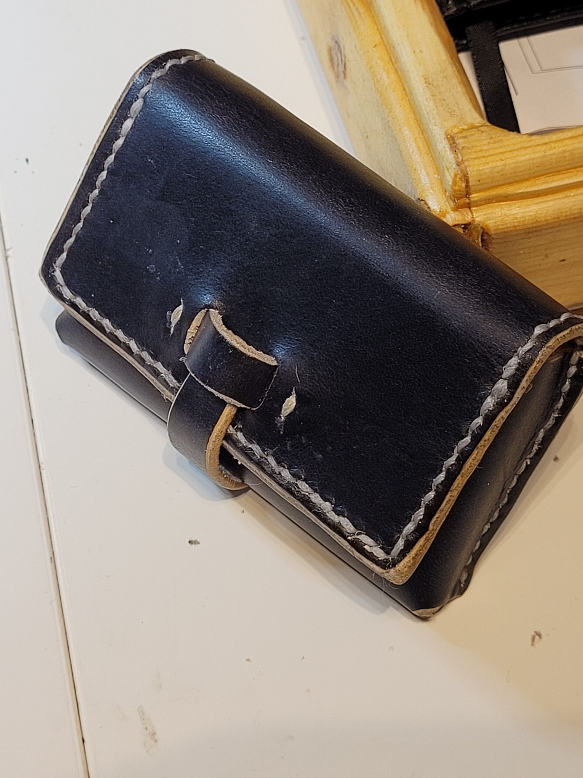 Handmade Leather Mini Card Wallet